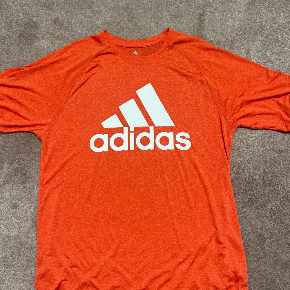 Adidas Men's Bright Orange Tee